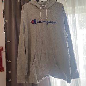 Champion gray hoodie